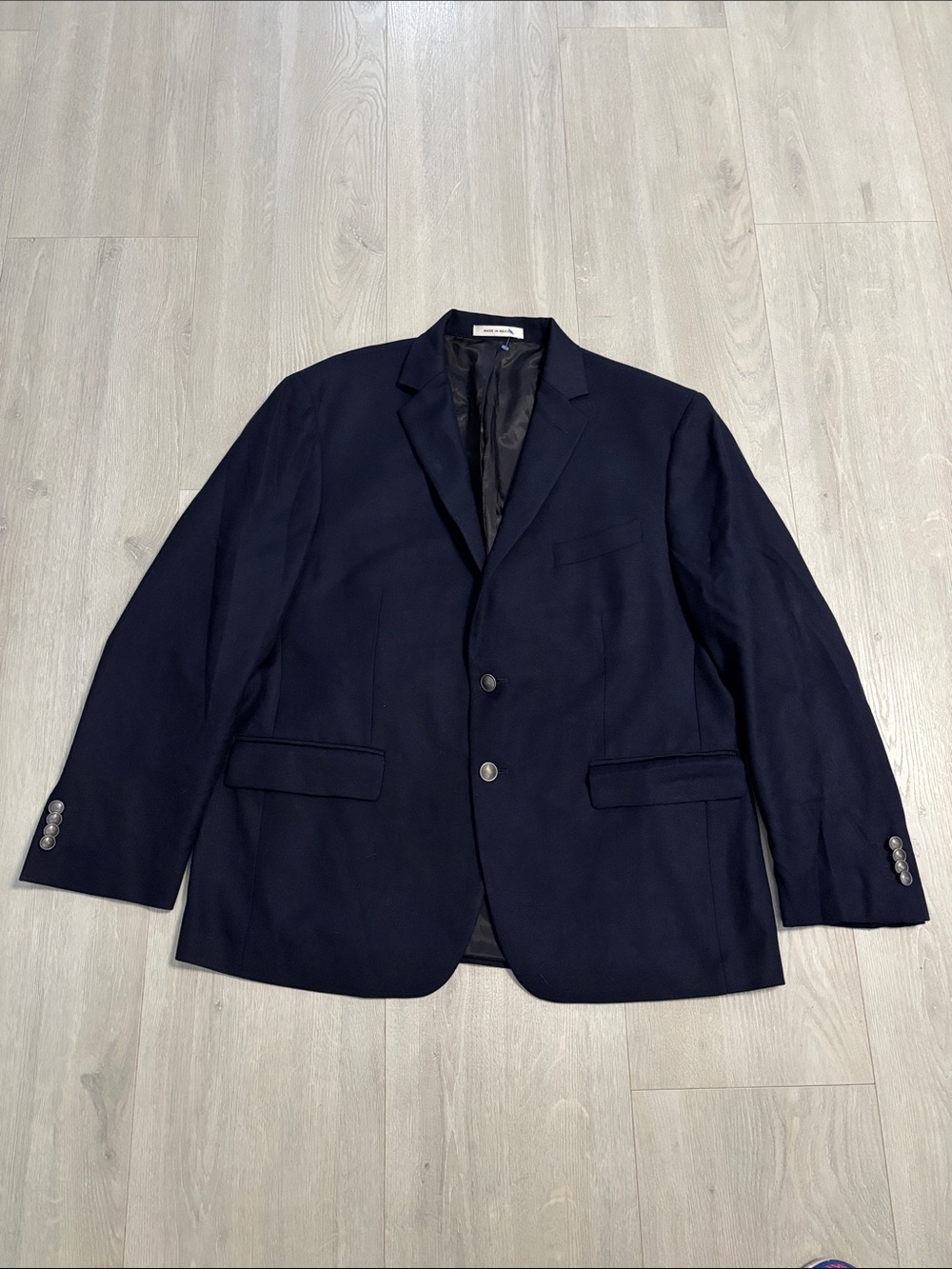 🔥BUNDLESALE Men’s 46S Joseph Abboud Super 120’s Wool Navy Two-Button Sport Coat
